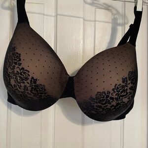 Soma Black Floral Lace Bra